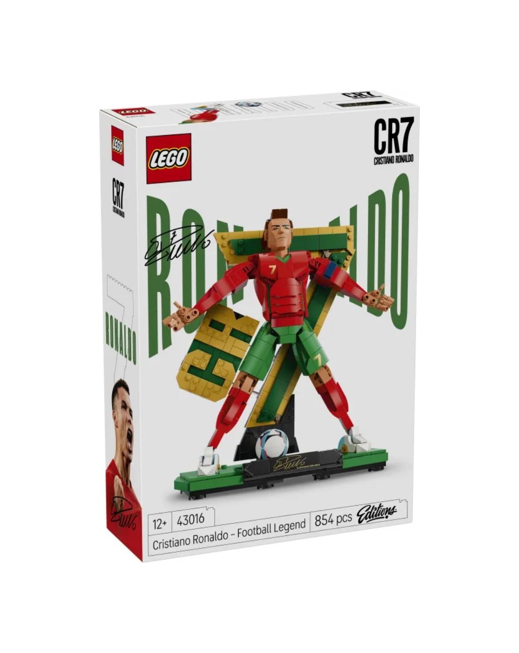 Lego editions cristiano ronaldo-soccer legend 43016
