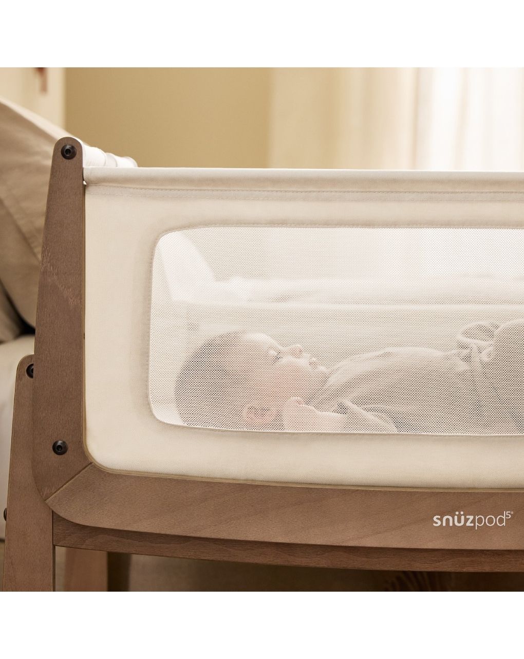 Snuz βρεφικό λίκνο snuzpod5 walnut gsfn050n - Snuz