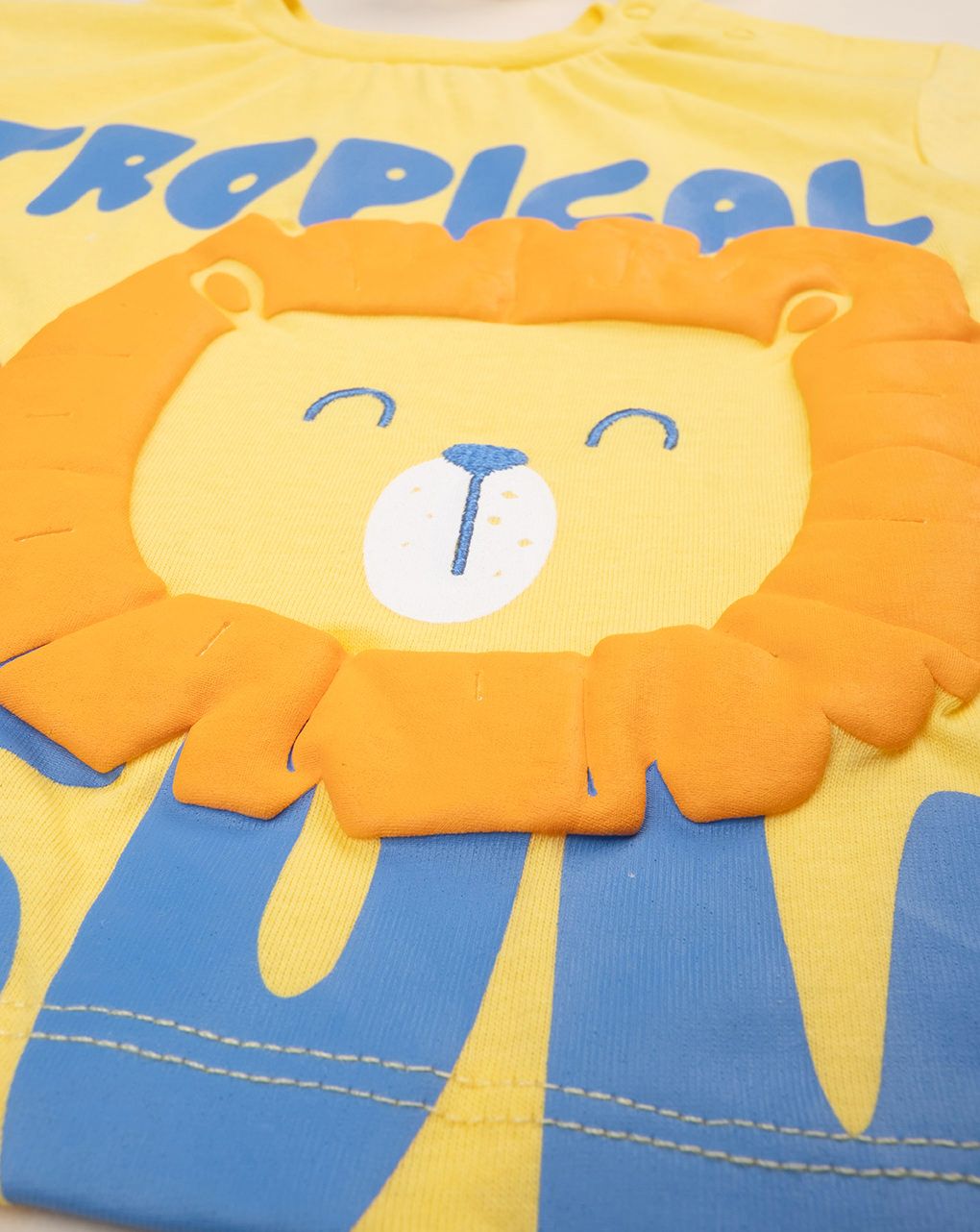 βρεφικό t-shirt κίτρινο tropic sun για αγόρι - Prénatal