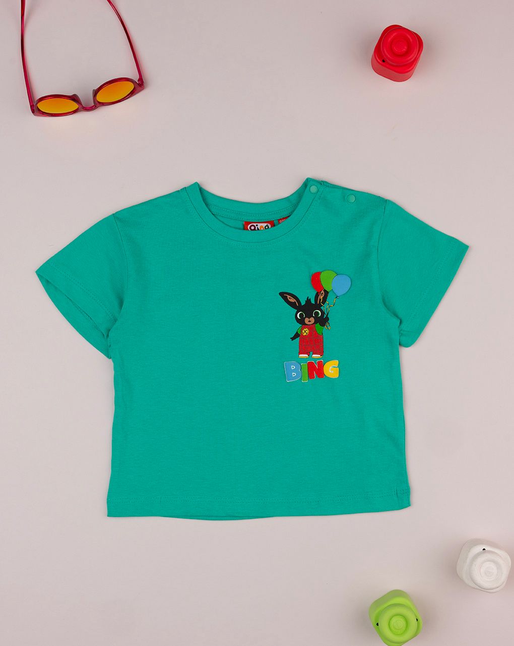βρεφικό t-shirt πράσινο bing για αγόρι