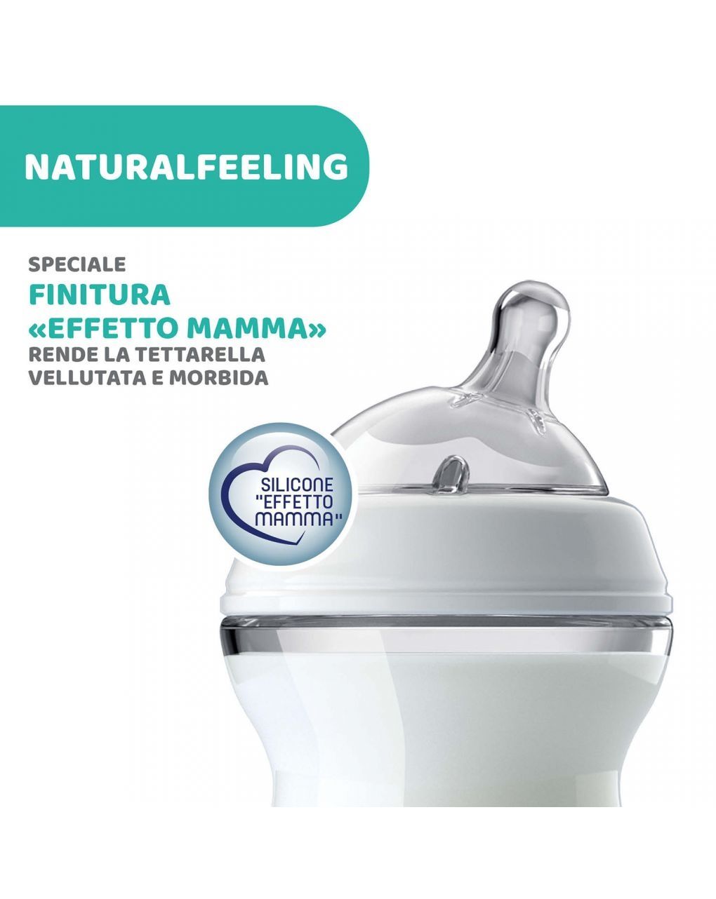 Chicco naturalfeeling πλαστικό μπιμπερό με θηλή αργής ροής 0+ μηνών 150ml bee - Chicco