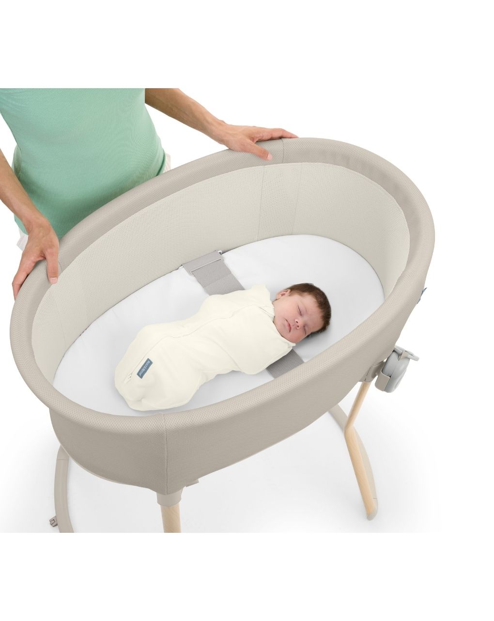 Swaddleme by ingenuity™ πάνα αγκαλιάς swaddle & secure sleep system with strap 17423 - Swaddleme