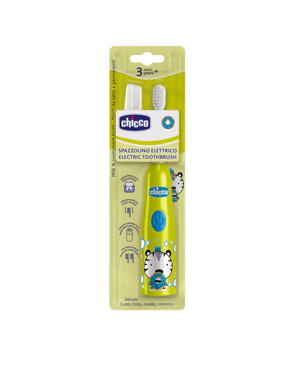 Chicco ηλεκτρική οδοντόβουρτσα tiger yellow - Chicco