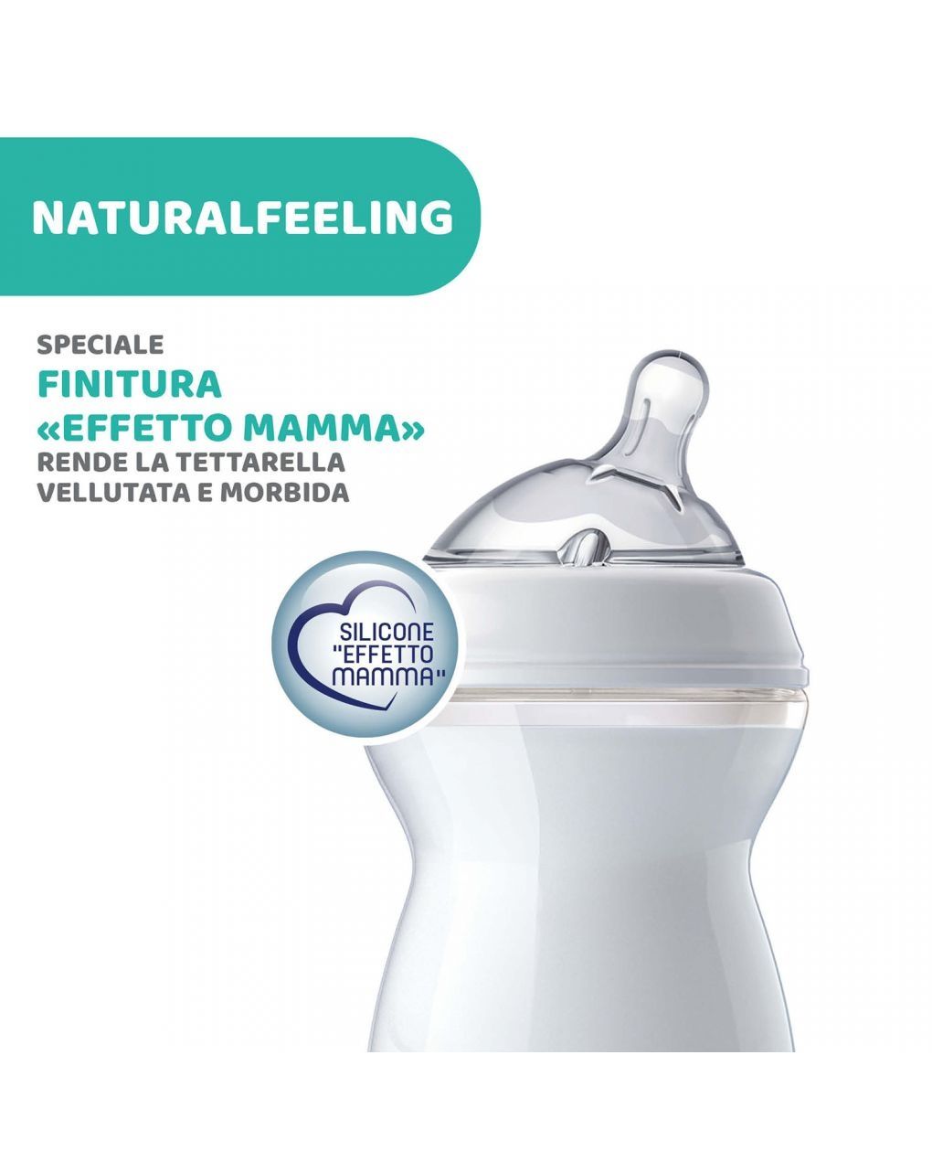Chicco naturalfeeling πλαστικό μπιμπερό με θηλή μεσαίας ροής 2+ μηνών 250ml bee - Chicco