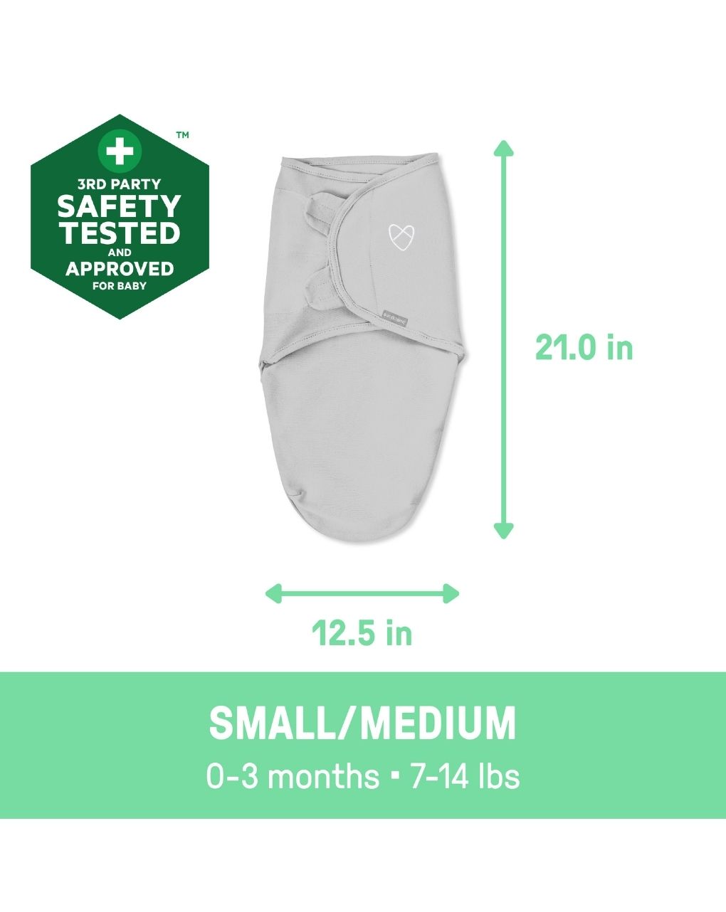 Swaddleme™ by ingenuity™ πάνα αγκαλιάς original swaddle space & clouds 17128 - Swaddleme