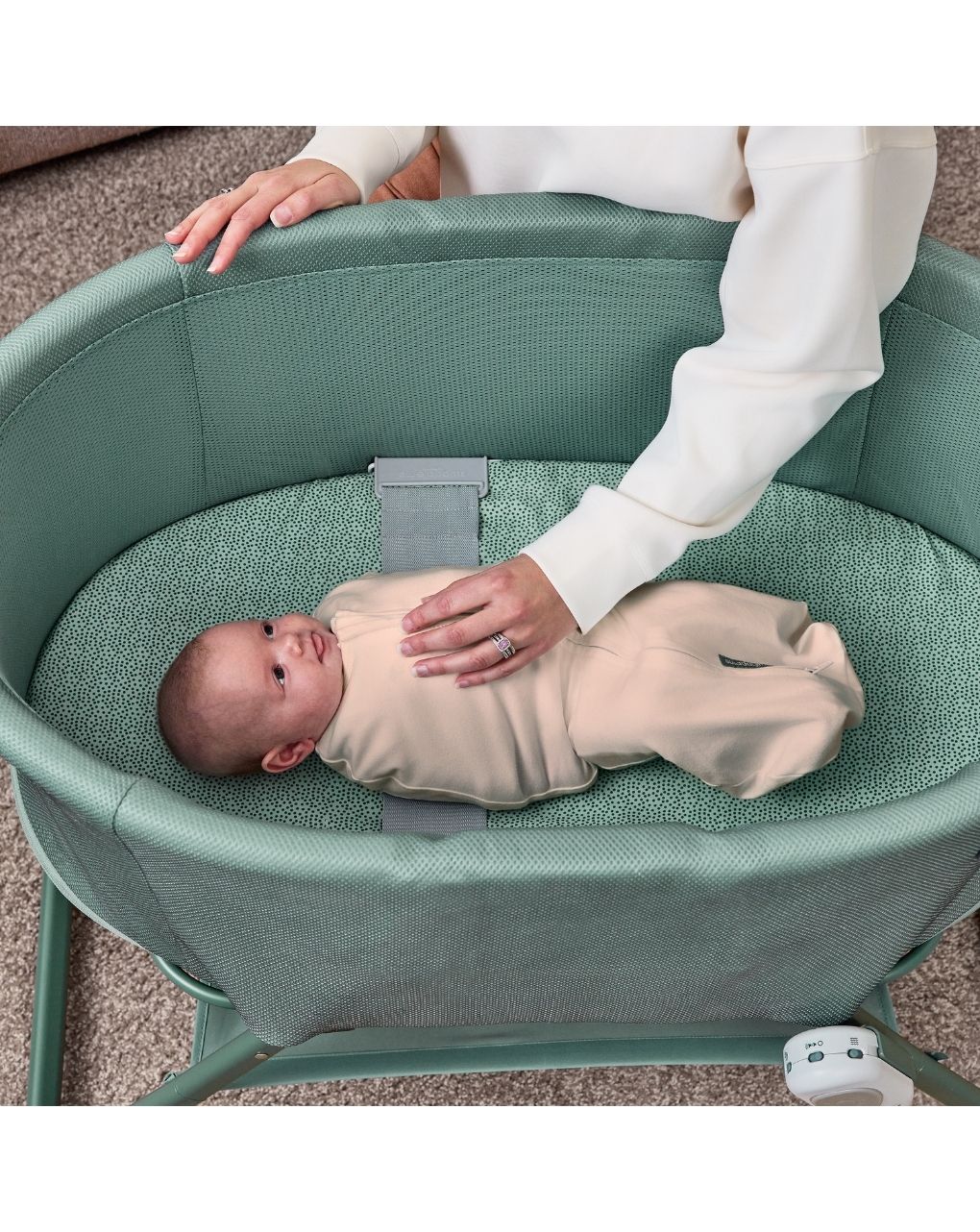 Swaddleme by ingenuity™ πάνα αγκαλιάς swaddle & secure sleep system with strap 17423 - Swaddleme
