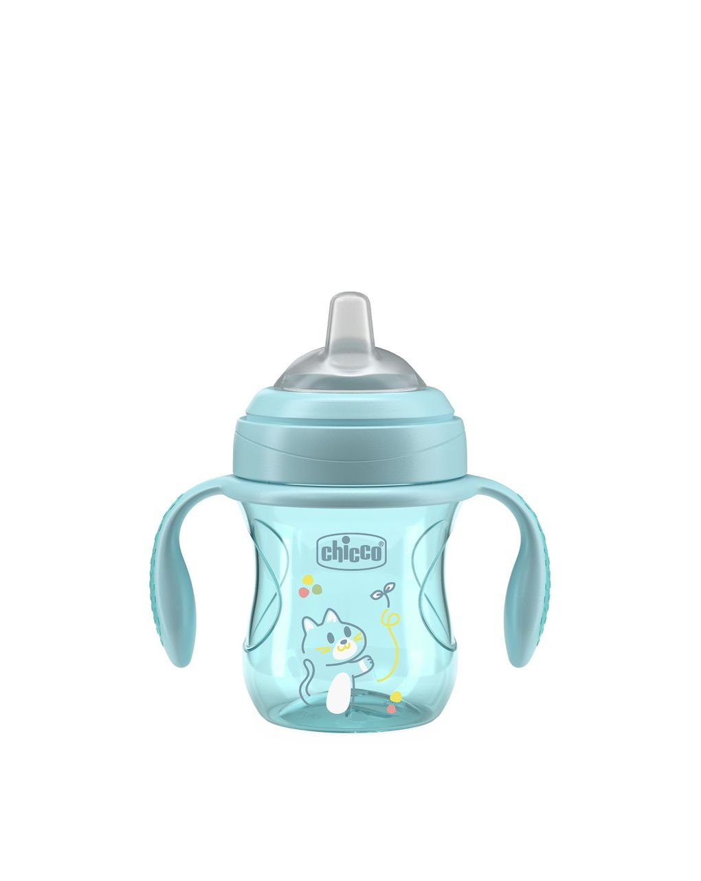 Chicco transition εκπαιδευτικό ποτηράκι 4+ μηνών 200ml blue