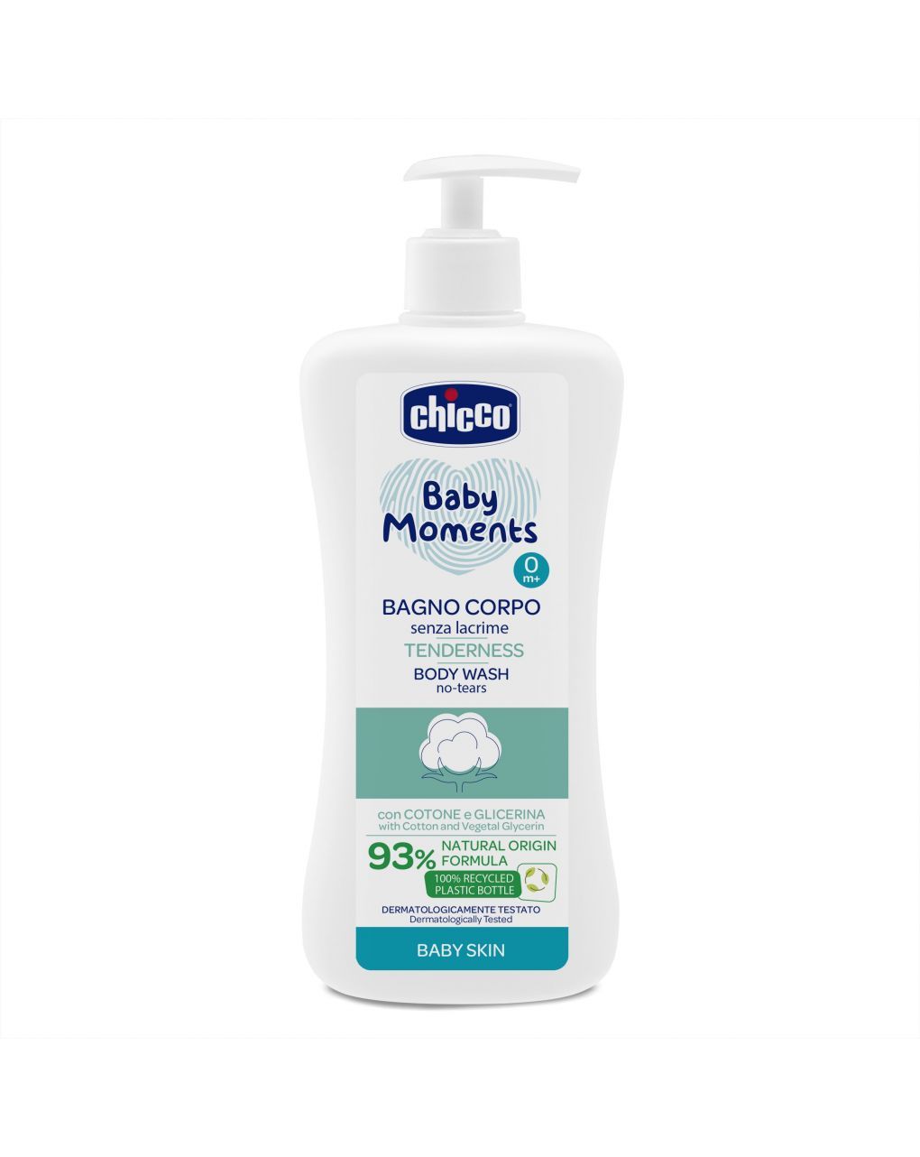 Chicco baby moments tenerezza βρεφικό αφρόλουτρο σώματος 500ml