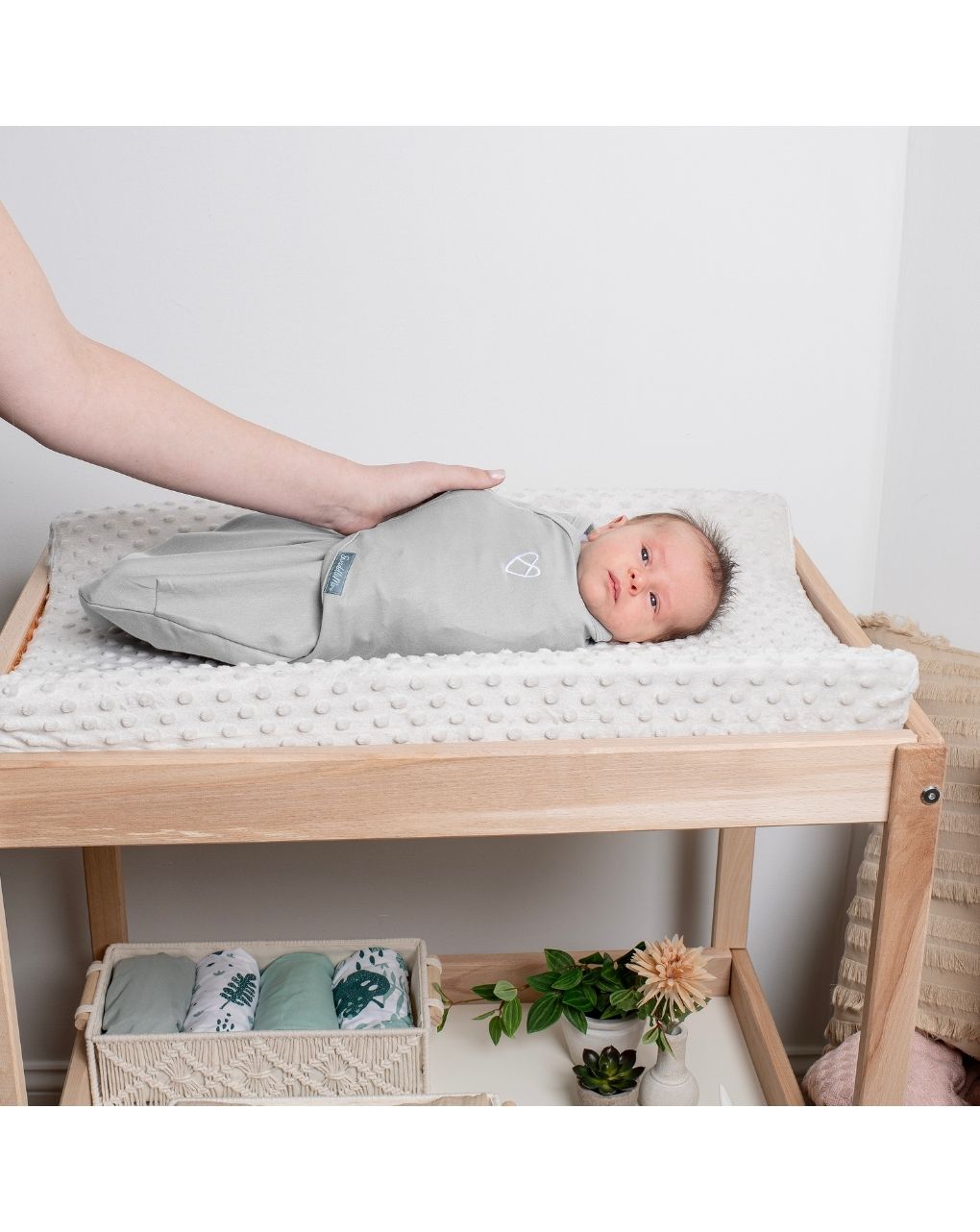 Swaddleme™ by ingenuity™ πάνα αγκαλιάς original swaddle space & clouds 17128 - Swaddleme