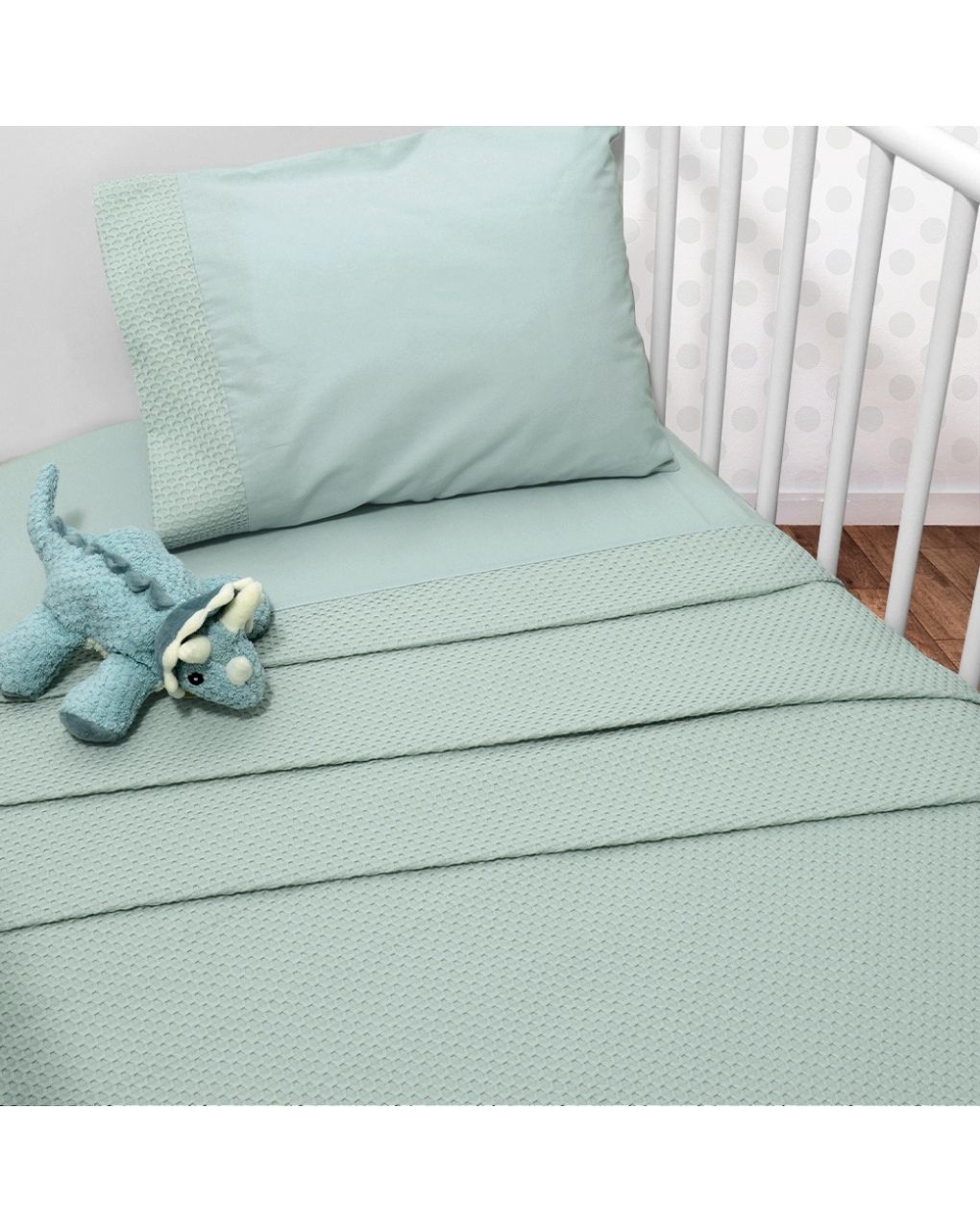 Baby oliver κουβέρτα καλοκαιρινή κούνιας πικέ 100×140 453 46-6720/453
