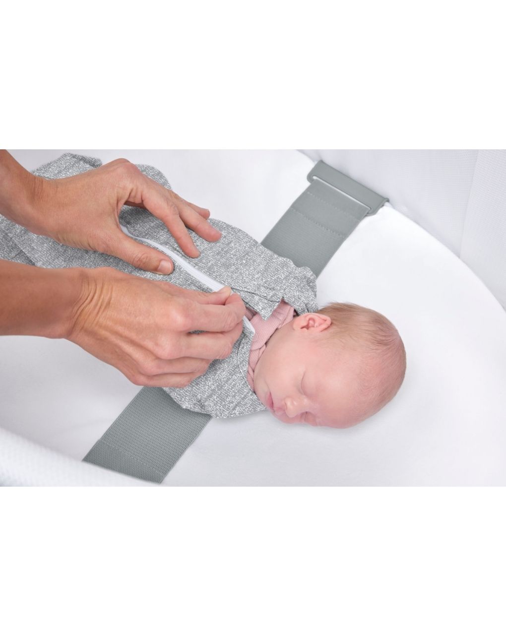 Swaddleme by ingenuity™ πάνα αγκαλιάς swaddle & secure sleep system with strap 17423 - Swaddleme