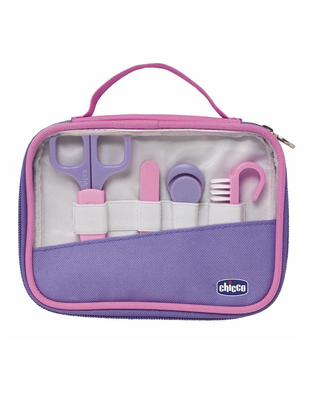 Chicco happy hands σετ βρεφικής περιποίησης νυχιών pink