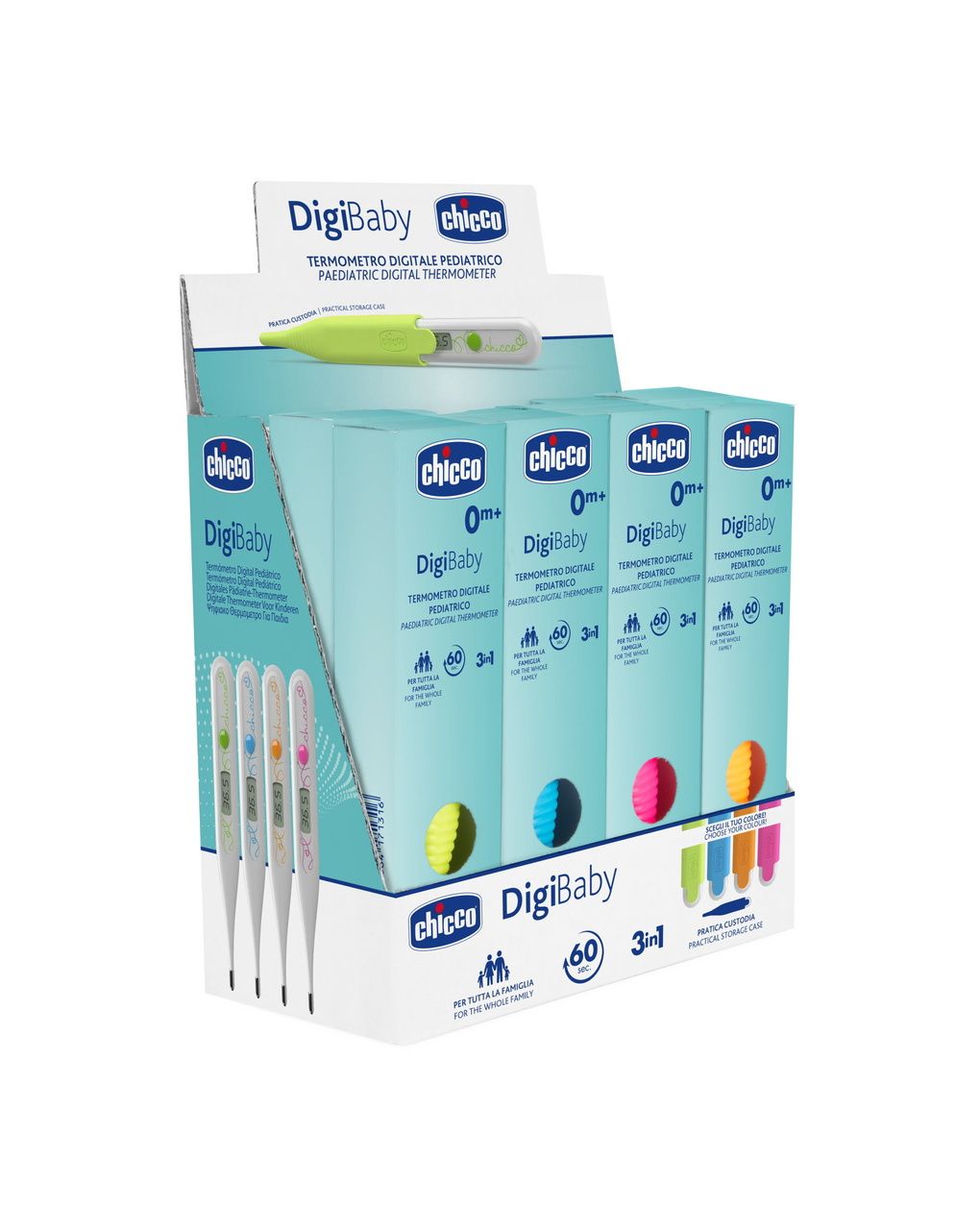 Chicco digi baby ψηφιακό θερμόμετρο (4 σχέδια) - Chicco