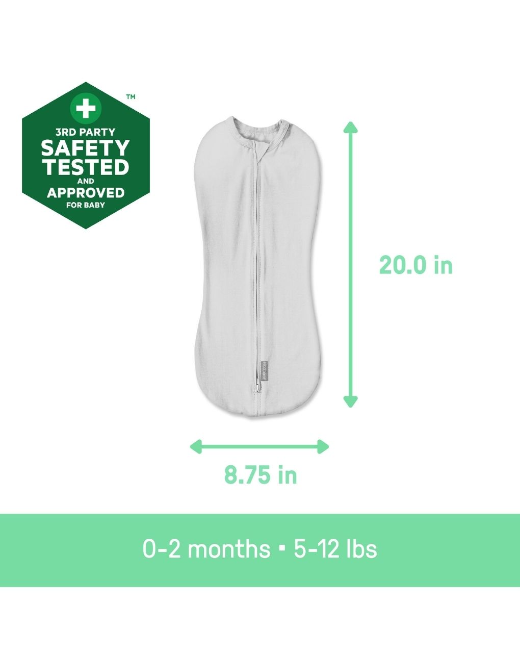Swaddleme™ by ingenuity™ πάνα αγκαλιάς scribble elephant 17234 - Swaddleme