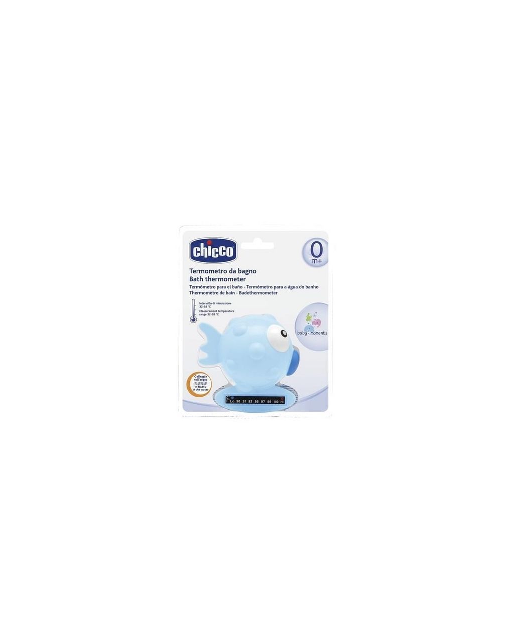 Chicco θερμόμετρο μπάνιου ψαράκι blue - Chicco