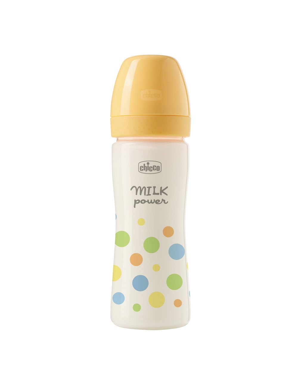 Chicco perfect easy πλαστικό μπιμπερό με θηλή μεσαίας ροής 2+ μηνών 250ml yellow - Chicco