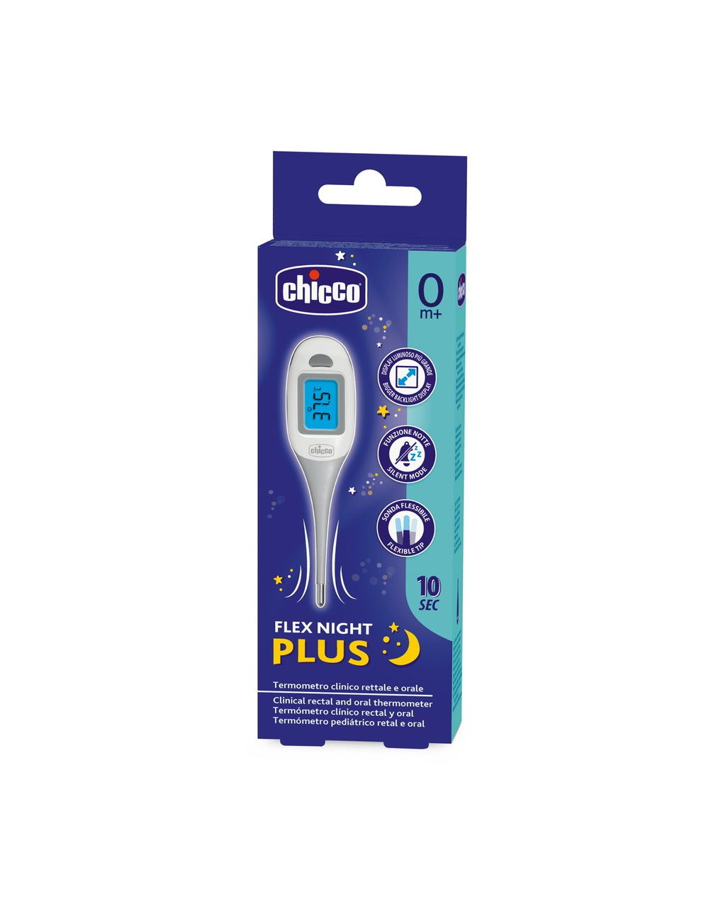 Chicco flex night plus ψηφιακό θερμόμετρο με εύκαμπτο άκρο - Chicco
