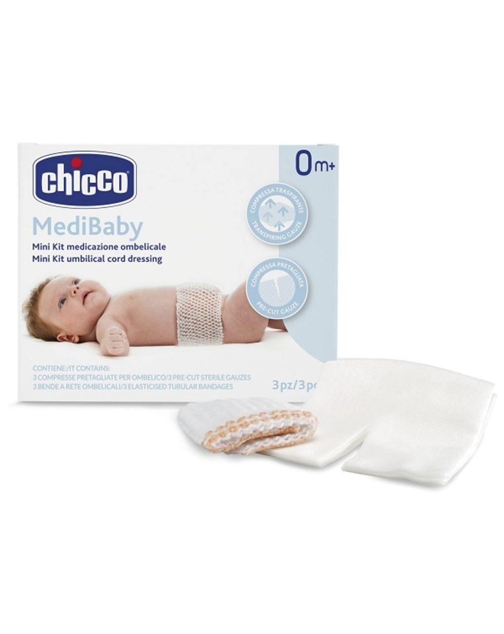 Chicco mini σετ περιποίησης ομφαλού - Chicco