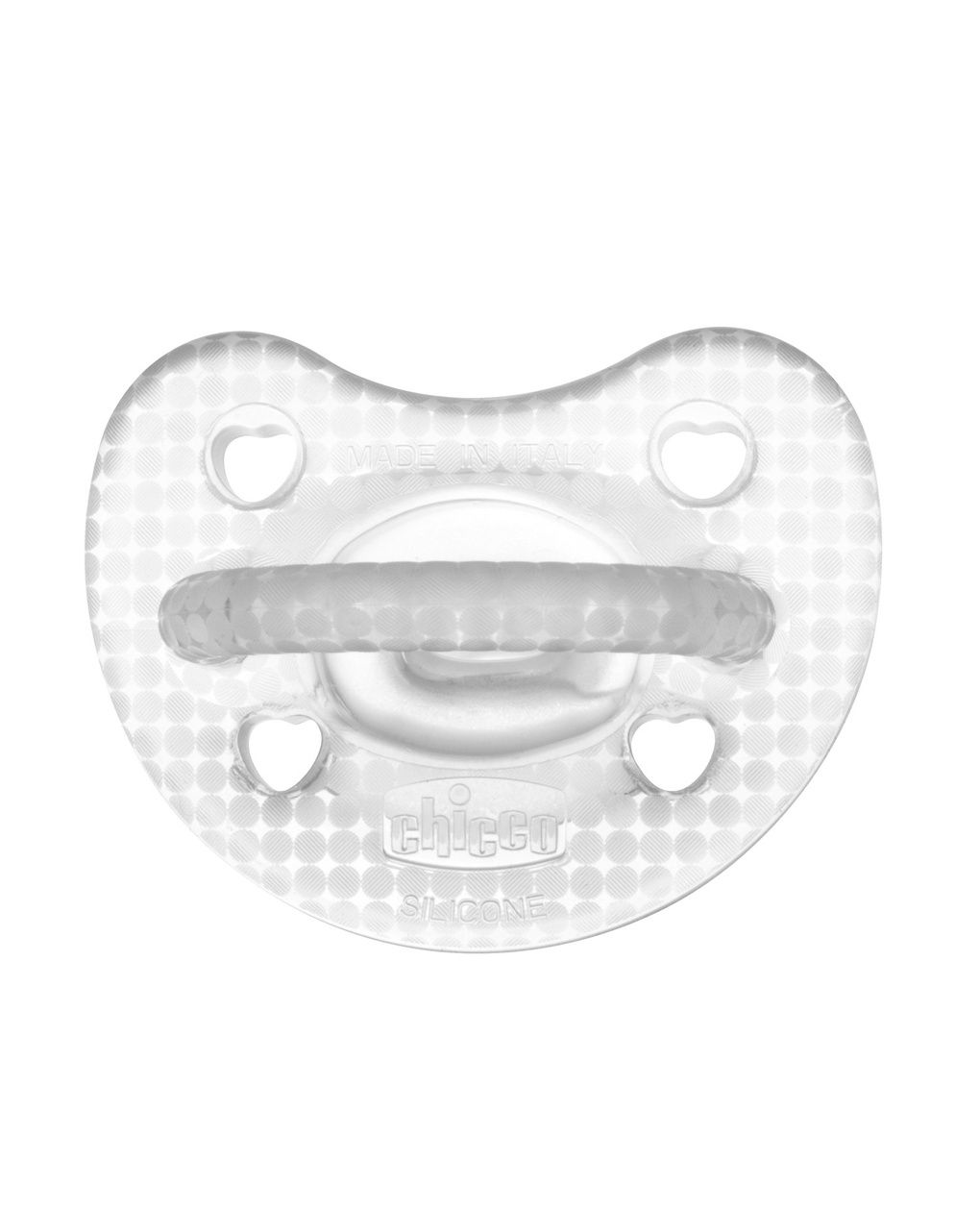 Chicco gommotto crystal πιπίλες σιλικόνης 2τμχ 2-6 μηνών