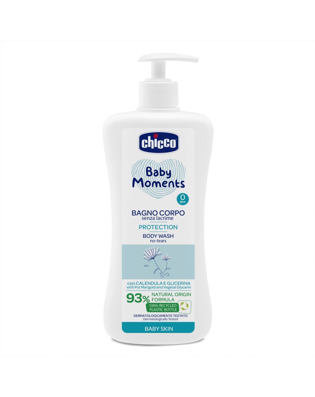 Chicco baby moments no-tears βρεφικό αφρόλουτρο σώματος 750ml