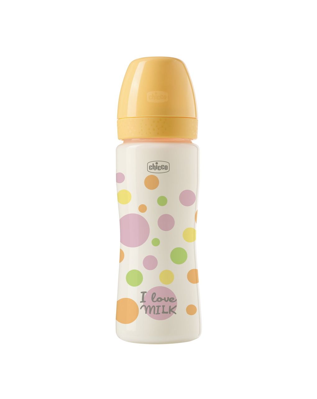 Chicco perfect easy πλαστικό μπιμπερό με θηλή σιλικόνης γρήγορης ροής 4+ μηνών 330ml pink - Chicco
