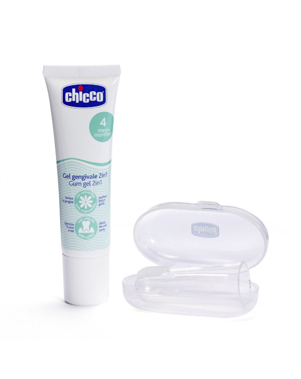 Chicco moments multifunction σετ στοματικής φροντίδας πρώτων μηνών 4+ μηνών
