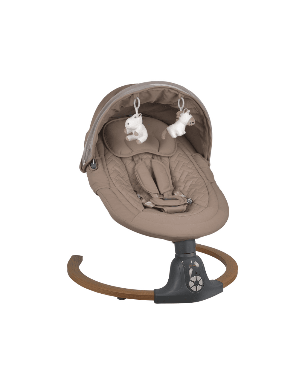 Bebe stars fluffy ηλεκτρικό ριλάξ natural beige 257-182