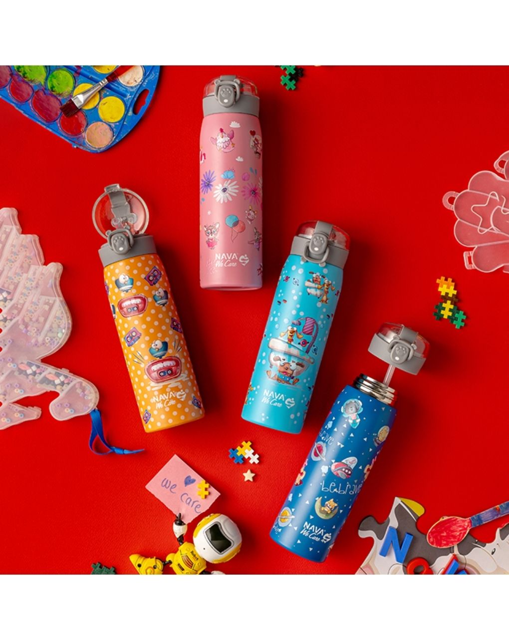 Nava παγούρι θερμός ανοξείδωτο "we care" doggy bath 500ml 10-110-016 - Nava