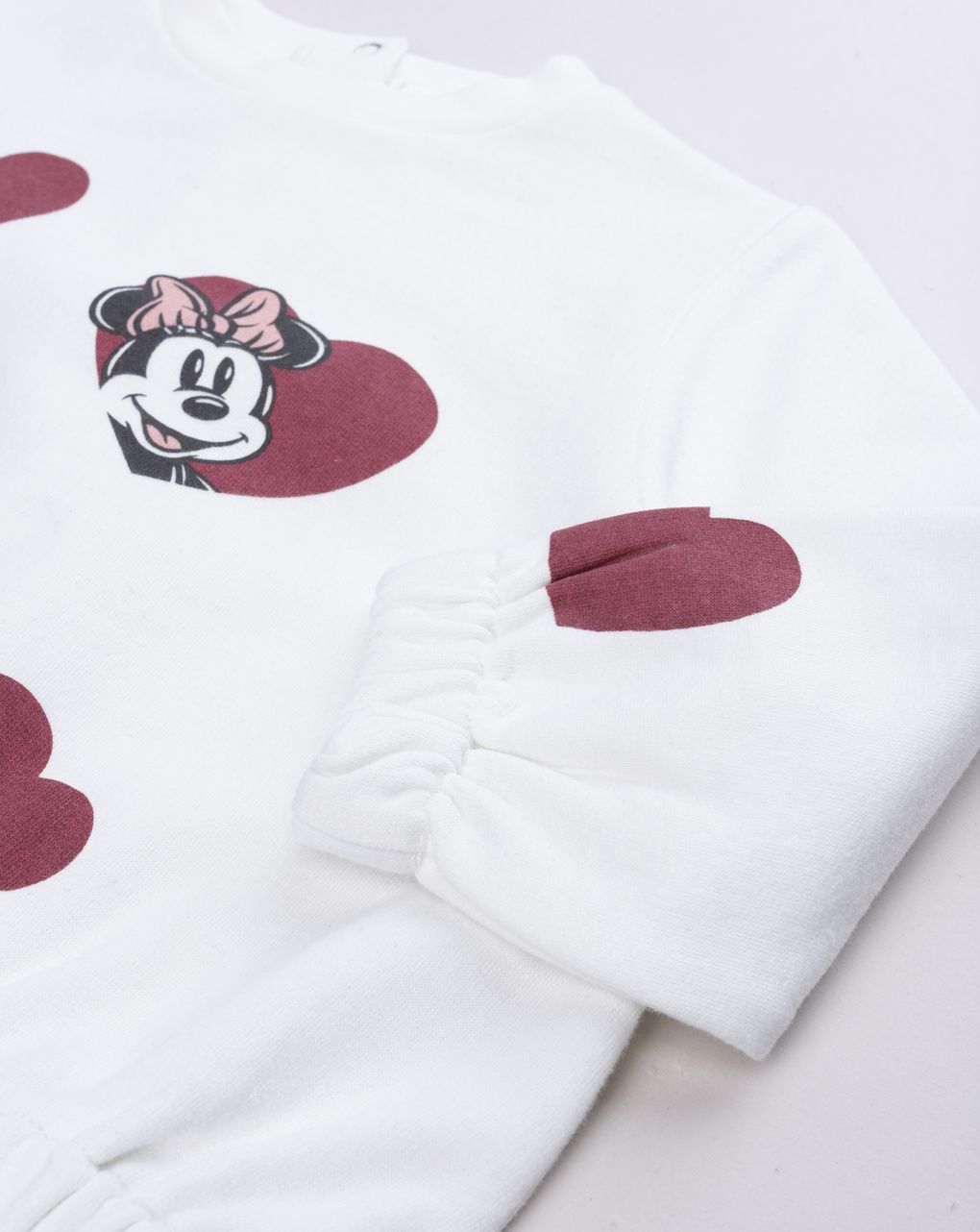 βρεφικό σετ μπλούζα φούτερ και κολάν με τη minnie για κορίτσι - Prénatal