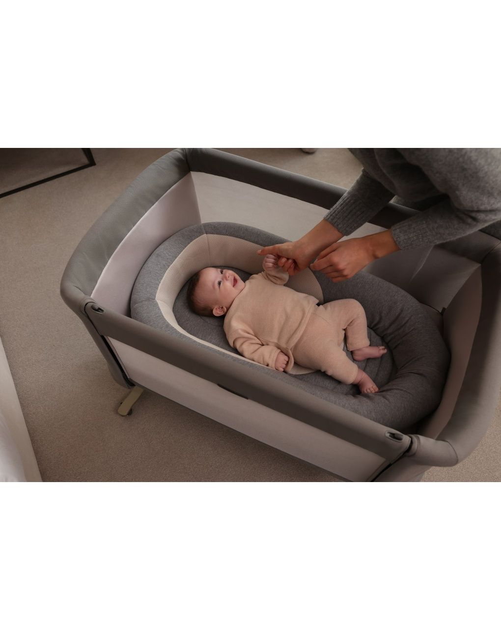 Inglesina λίκνο welcome bed® shiva grey - Inglesina