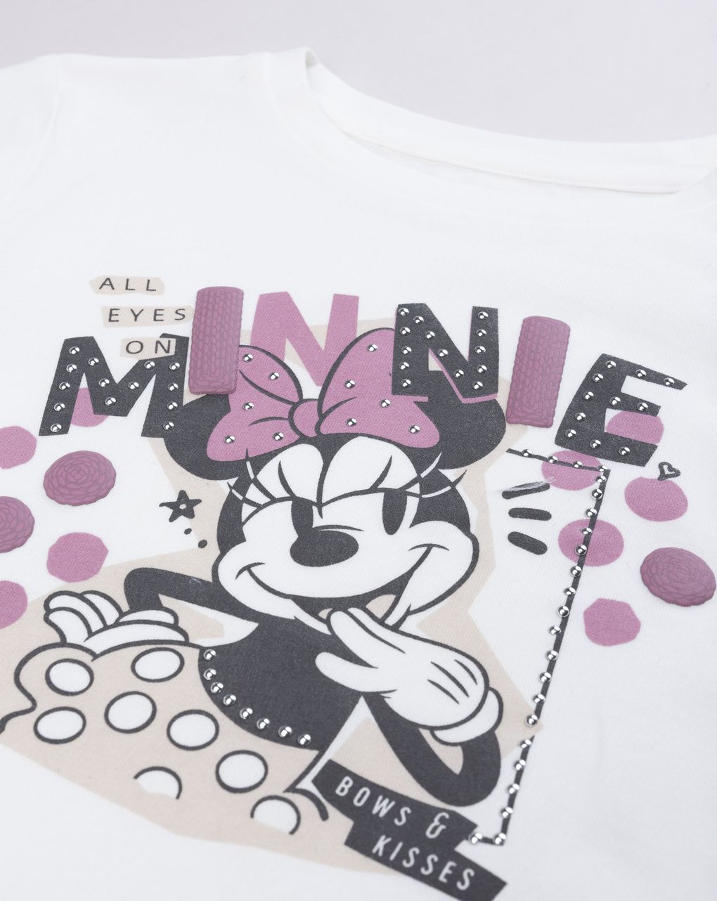 παιδική μπλούζα λευκή με minnie για κορίτσι - Prénatal