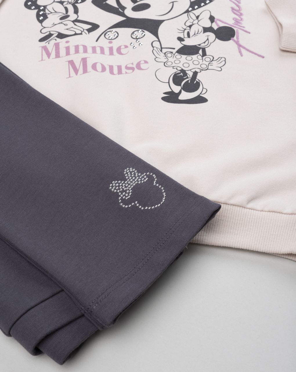 παιδικό σετ μπλούζα φούτερ και φόρμα minnie για κορίτσι - Prénatal