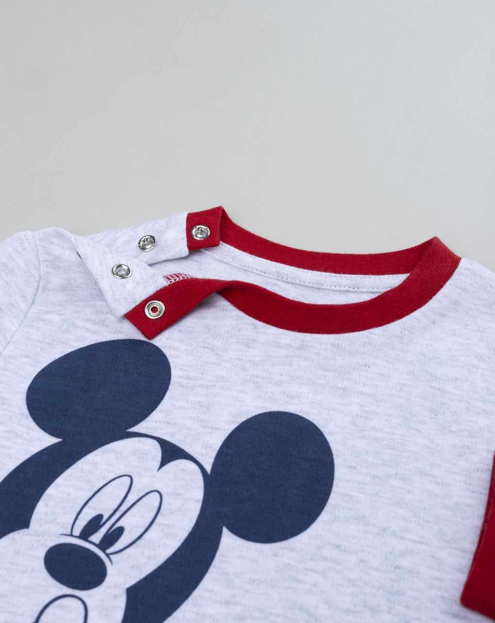 βρεφική πιτζάμα γκρι mickey για αγόρι - Prénatal