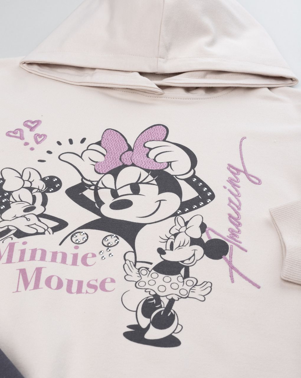 παιδικό σετ μπλούζα φούτερ και φόρμα minnie για κορίτσι - Prénatal