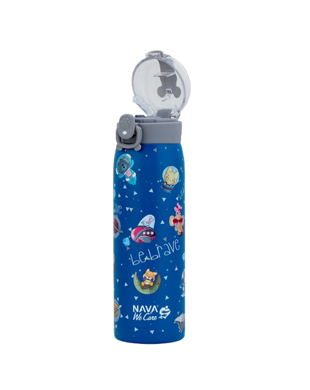 Nava παγούρι θερμός ανοξείδωτο "we care" be brave 500ml 10-110-015 - Nava