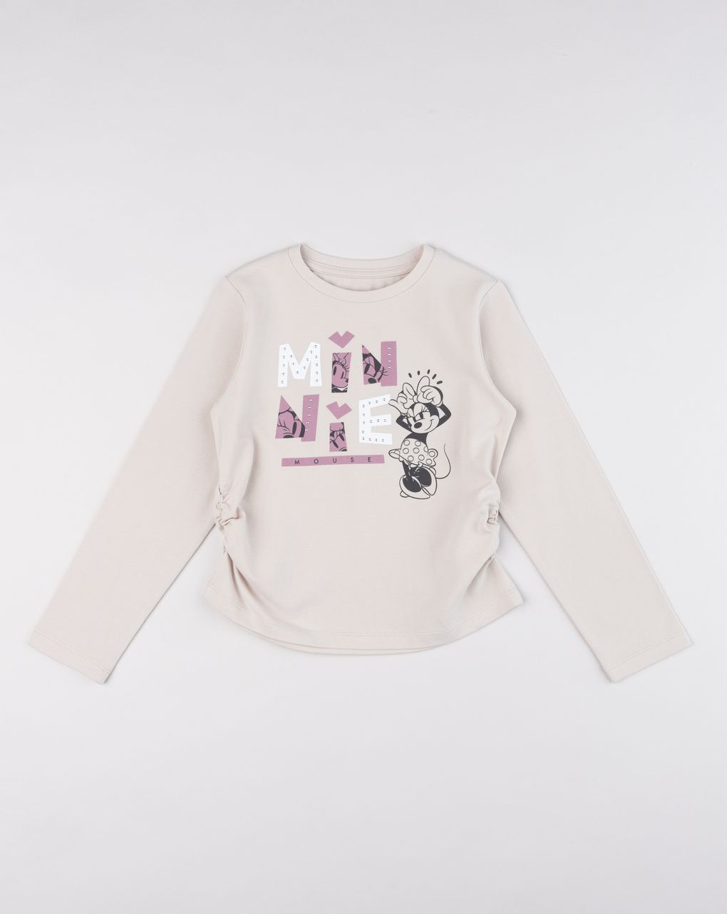 παιδική μπλούζα μπεζ με minnie για κορίτσι