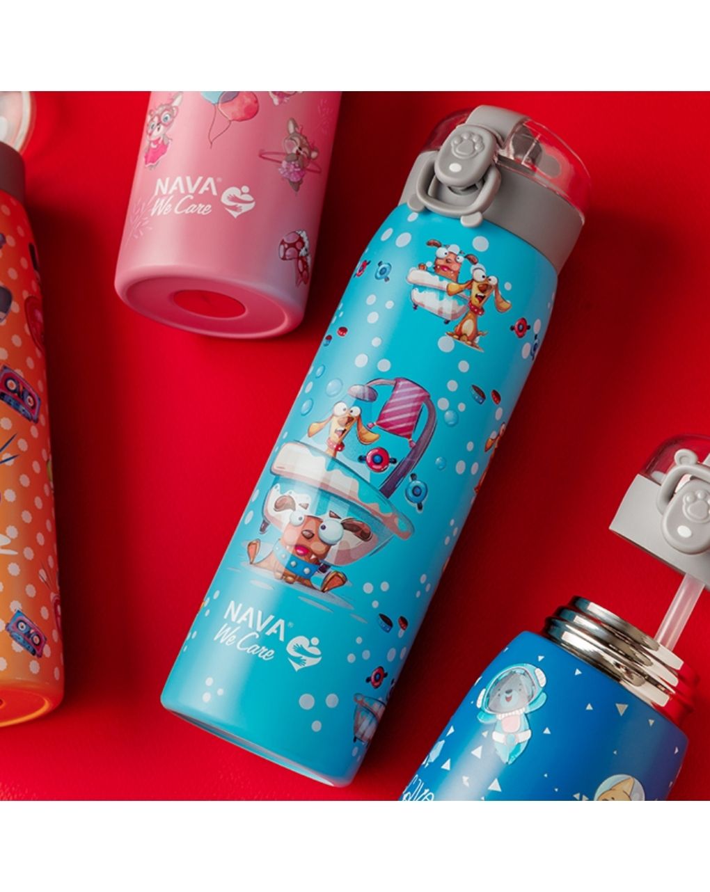 Nava παγούρι θερμός ανοξείδωτο "we care" doggy bath 500ml 10-110-016 - Nava