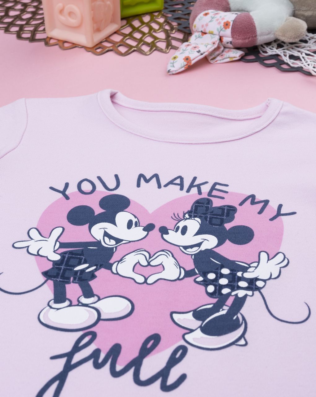 παιδική πιτζάμα ροζ minnie για κορίτσι - Prénatal