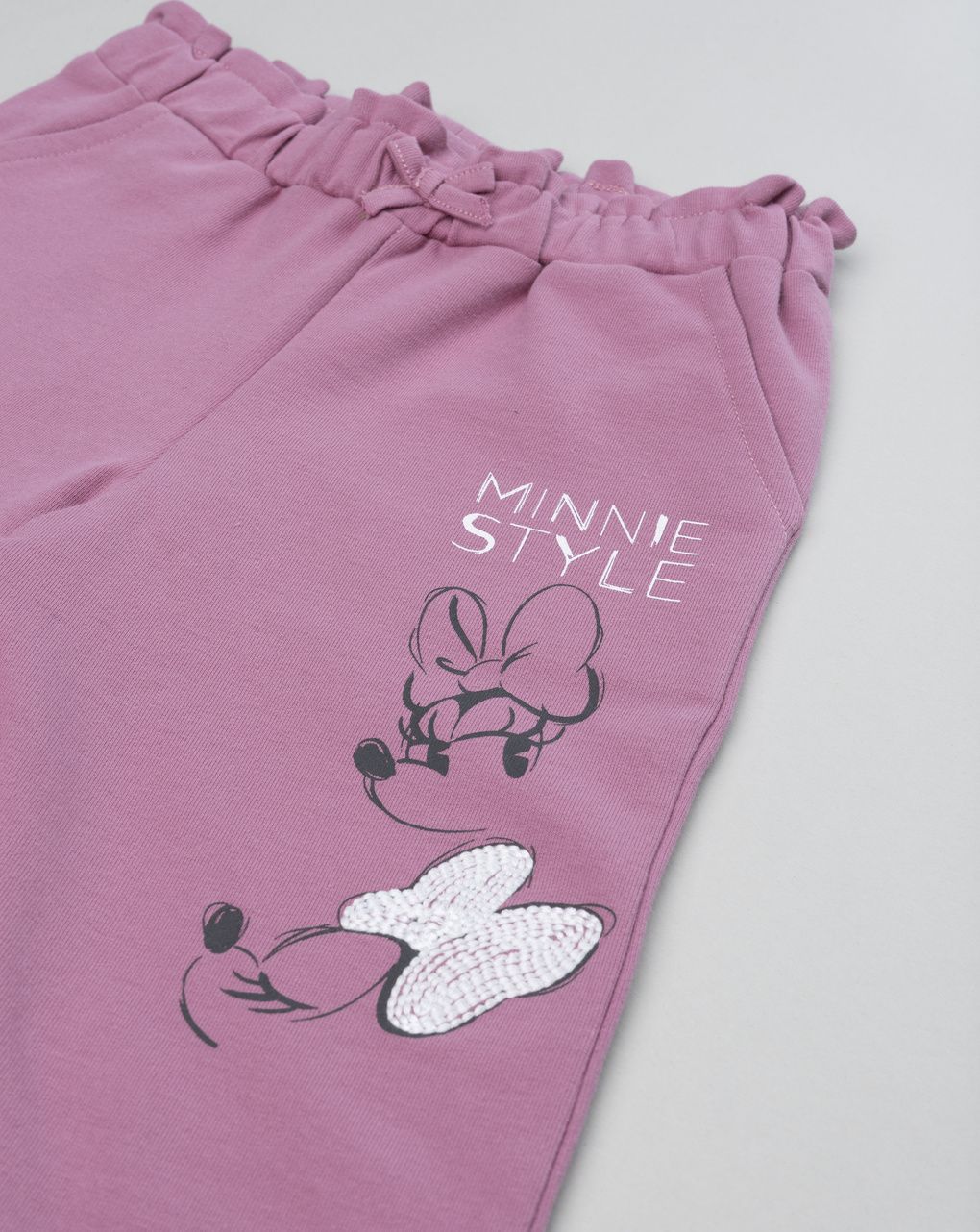 βρεφικό παντελόνι φόρμας ροζ με τη minnie για κορίτσι - Prénatal