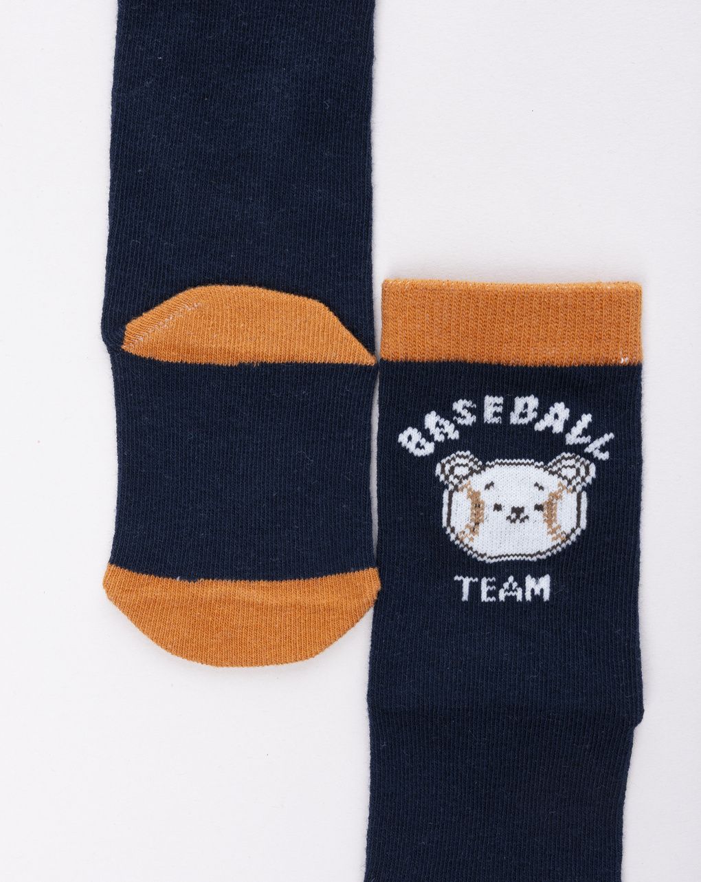 βρεφικές κάλτσες μπλε baseball team για αγόρι - Prénatal