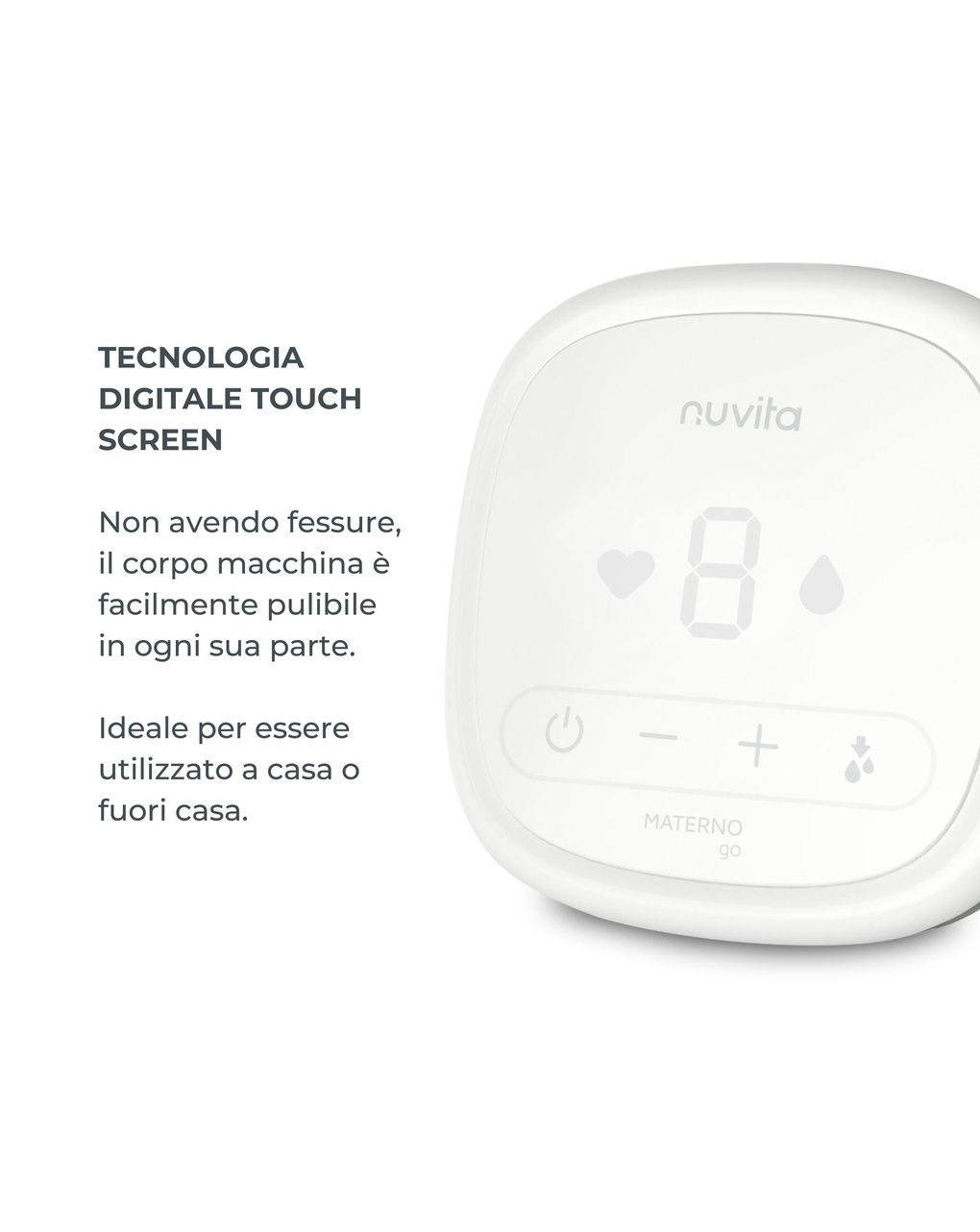 Nuvita materno go 1282c μονό ηλεκτρικό θήλαστρο - Nuvita