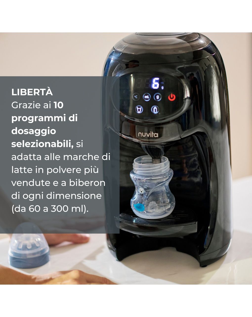Nuvita lattespresso αυτόματος παρασκευαστής βρεφικού γάλακτος 1180 - Nuvita