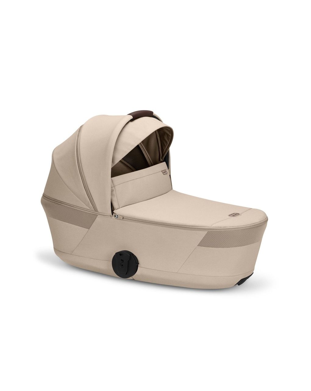 Cybex balios s lux σύστημα μεταφοράς trio με cot s lux, cloud g3 plus moon black και αντάπτορες almond beige - Cybex