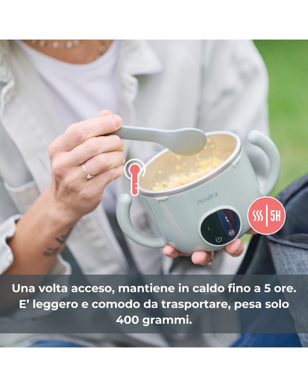 Nuvita pappa n go επαναφορτιζόμενος βρεφικός θερμαντήρας 1980 - Nuvita