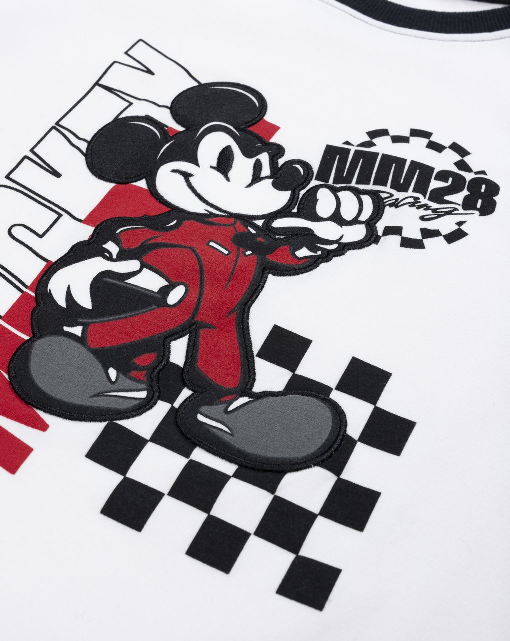 παιδική μπλούζα λευκή/κόκκινη mickey για αγόρι - Prénatal