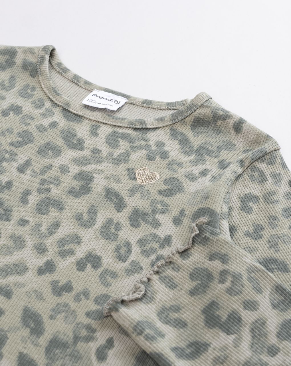 παιδική μπλούζα πράσινη με animal print για κορίτσι - Prénatal